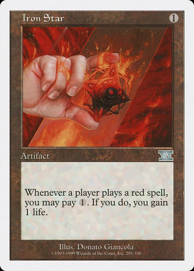 1999 Classic Sixth Edition Iron Star #291 uncommon card image