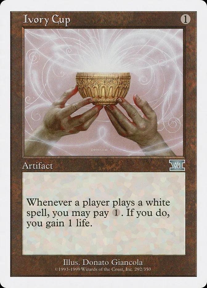 1999 Classic Sixth Edition Ivory Cup uncommon #292 uncommon card image