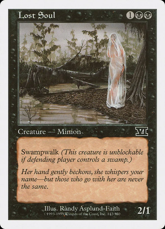 1999 Classic Sixth Edition Lost Soul common #142 common card image
