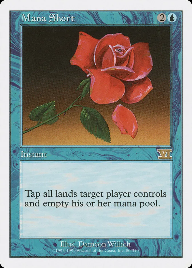 1999 Classic Sixth Edition Mana Short rare #80 rare card image