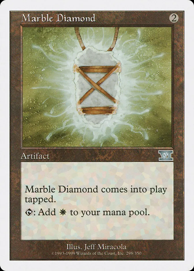 1999 Classic Sixth Edition Marble Diamond uncommon #298 uncommon card image