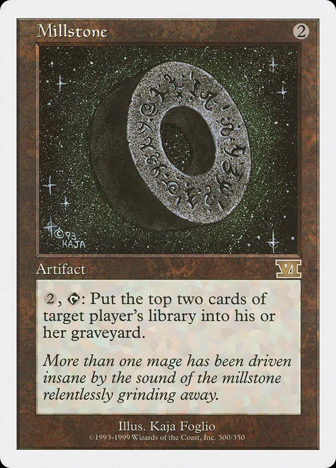 1999 Classic Sixth Edition Millstone rare #300 rare card image