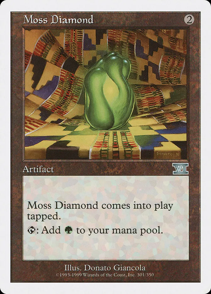 1999 Classic Sixth Edition Moss Diamond #301 uncommon card image