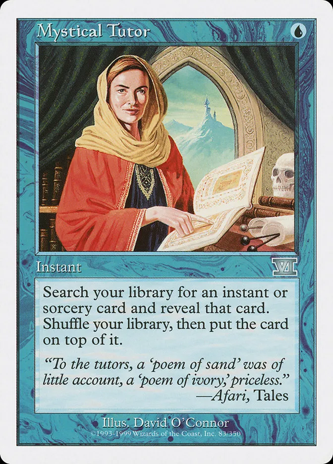 1999 Classic Sixth Edition Mystical Tutor uncommon #83 uncommon card image
