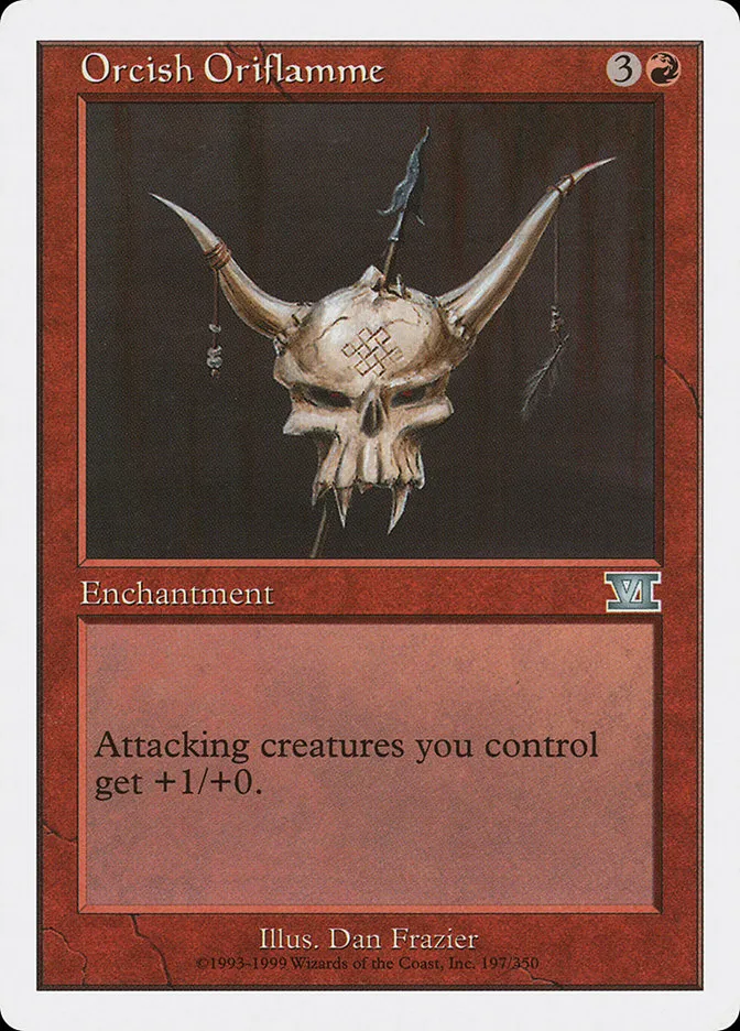 1999 Classic Sixth Edition Orcish Oriflamme uncommon #197 uncommon card image