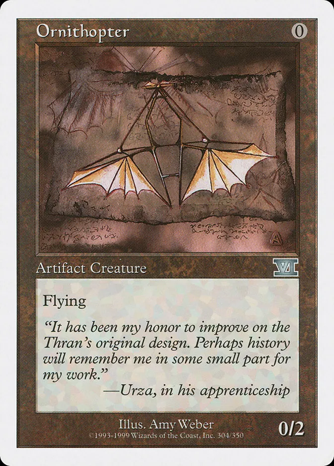 1999 Classic Sixth Edition Ornithopter uncommon #304 uncommon card image