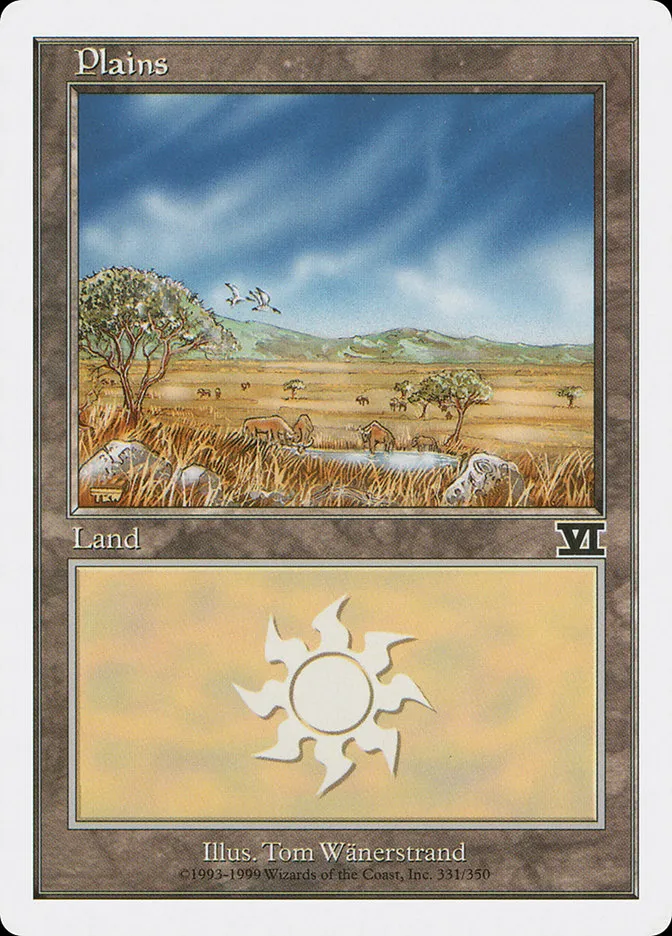 1999 Classic Sixth Edition Plains common #331 common card image