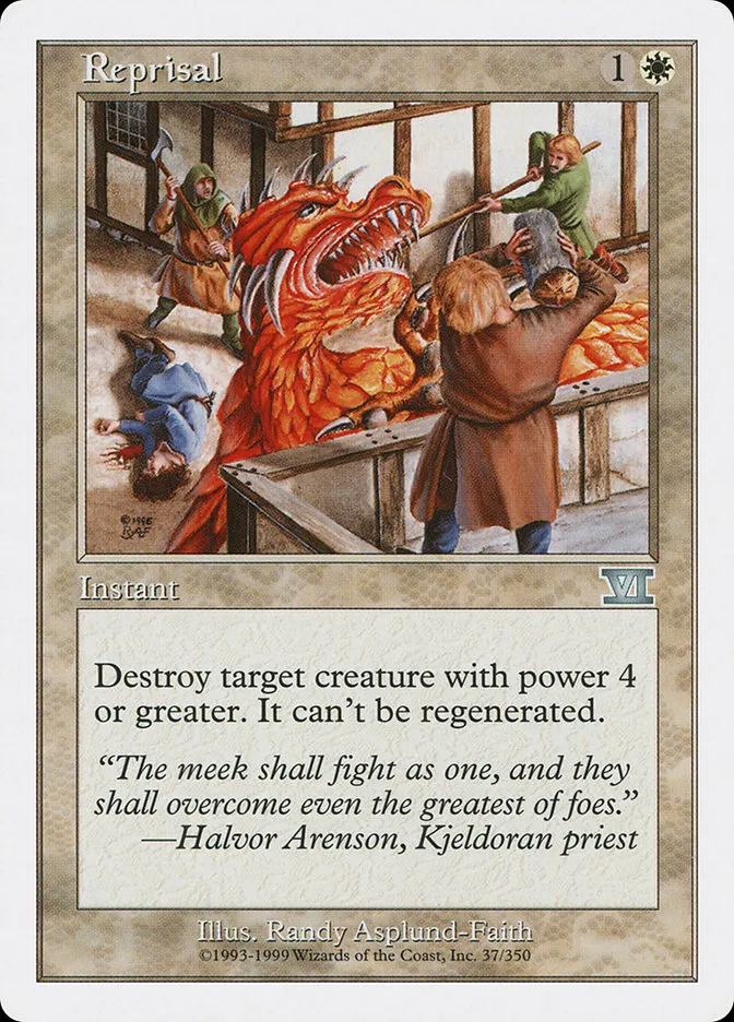 1999 Classic Sixth Edition Reprisal uncommon #37 uncommon card image