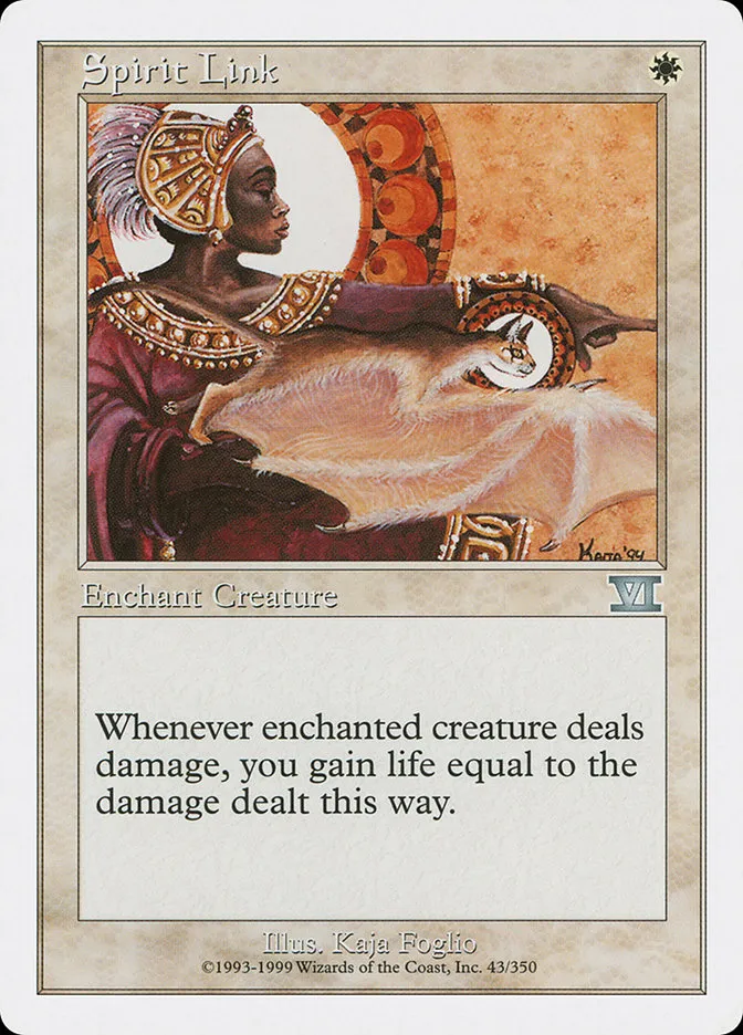 1999 Classic Sixth Edition Spirit Link uncommon #43 uncommon card image