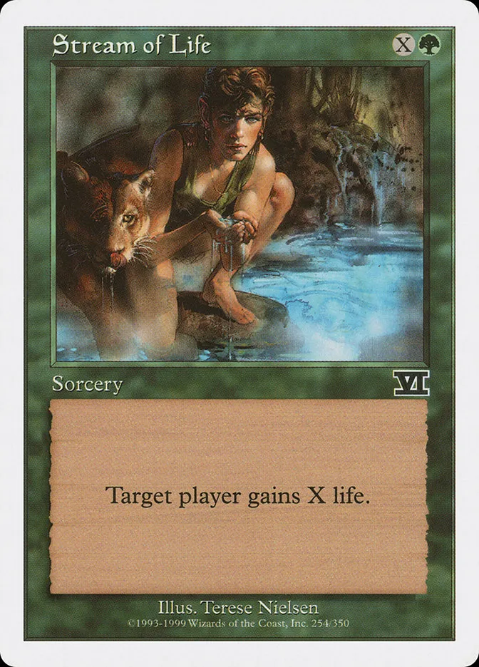 1999 Classic Sixth Edition Stream of Life #254 common card image