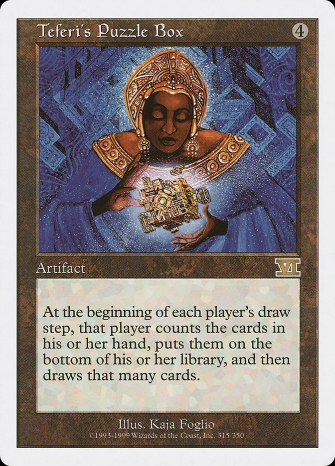 1999 Classic Sixth Edition Teferi's Puzzle Box #315 rare card image