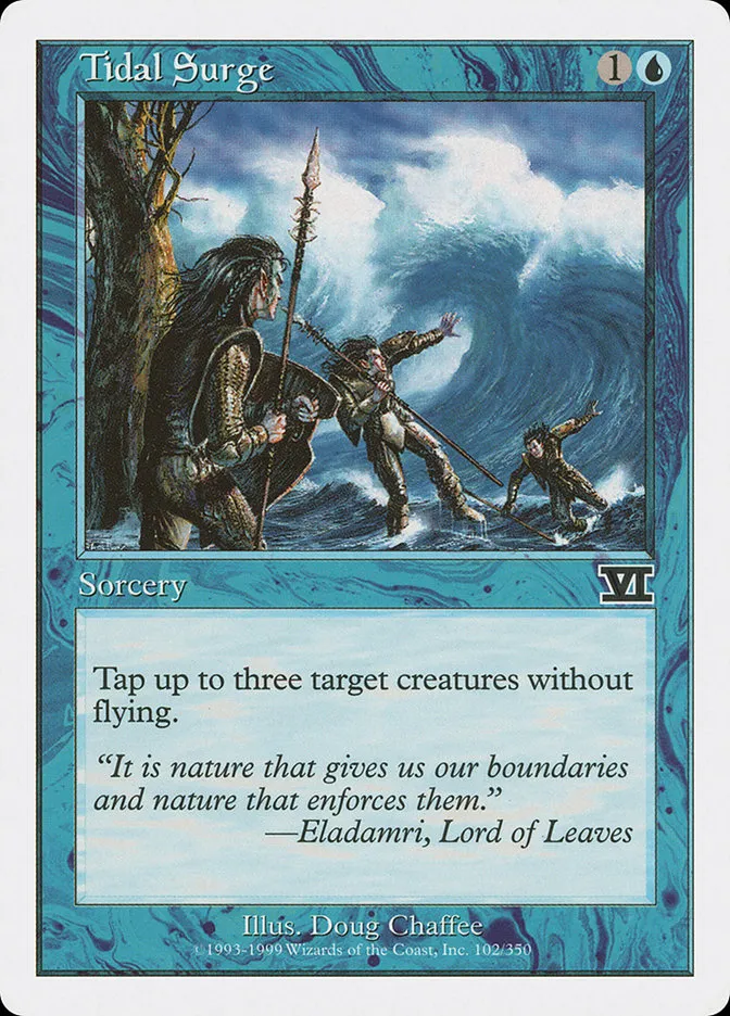 1999 Classic Sixth Edition Tidal Surge common #102 common card image