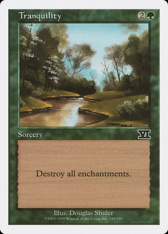 1999 Classic Sixth Edition Tranquility common #259 common card image