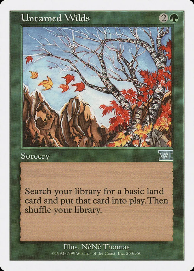 1999 Classic Sixth Edition Untamed Wilds uncommon #263 uncommon card image