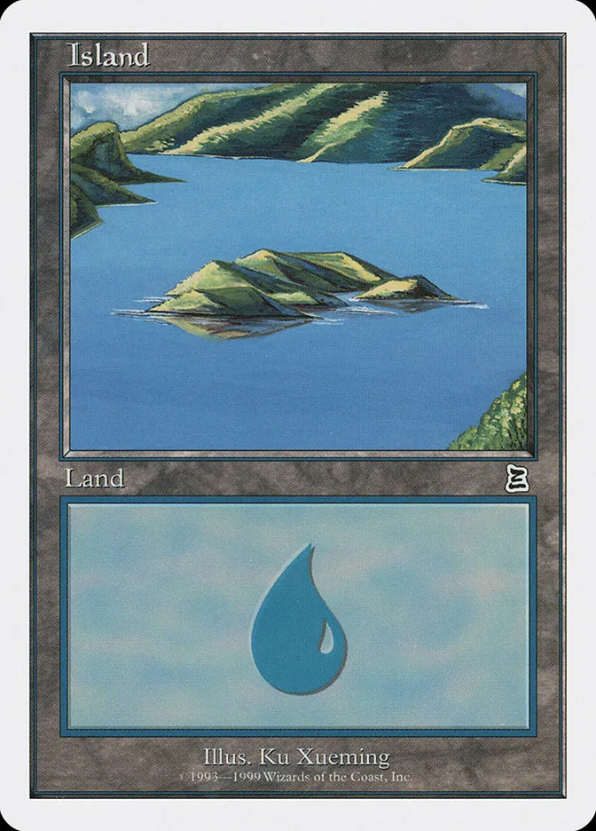 1999 Battle Royale Box Set Island common #113 common card image