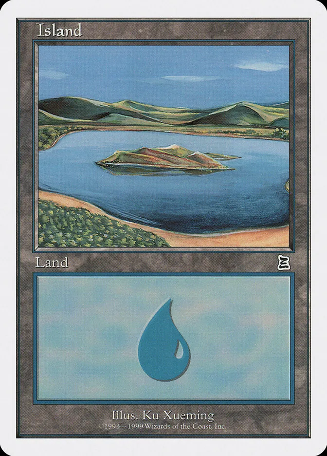 1999 Battle Royale Box Set Island common #114 common card image