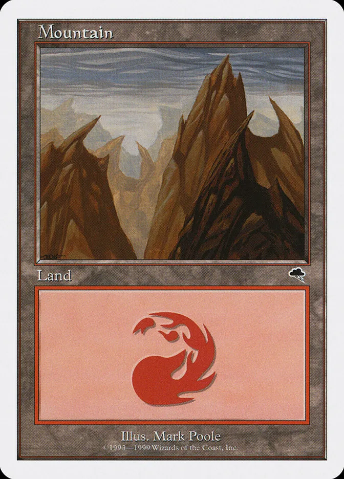 1999 Battle Royale Box Set Mountain common #117 common card image