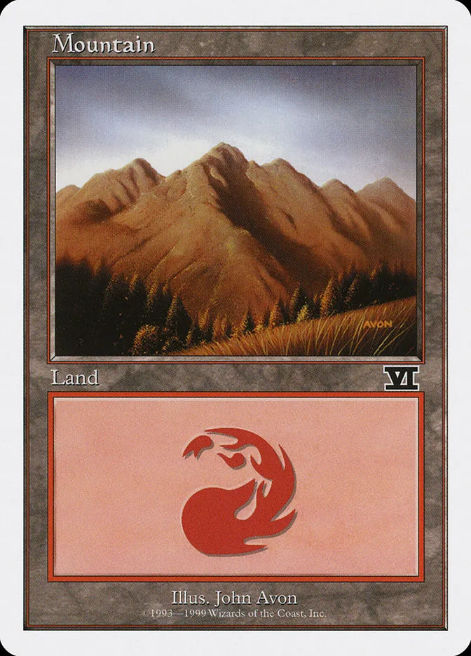 1999 Battle Royale Box Set Mountain common #119 common card image