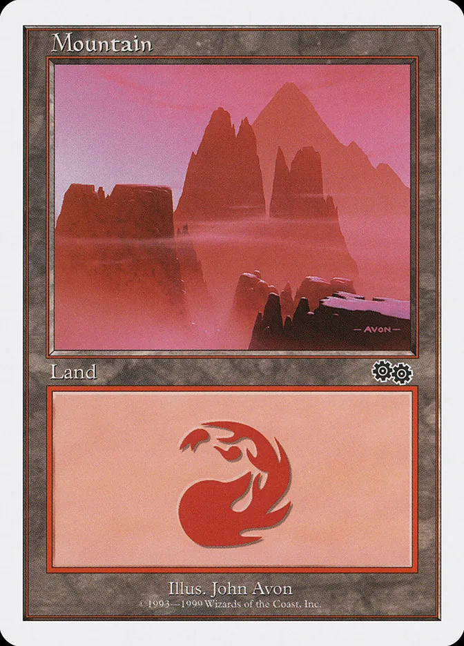 1999 Battle Royale Box Set Mountain #120 common card image