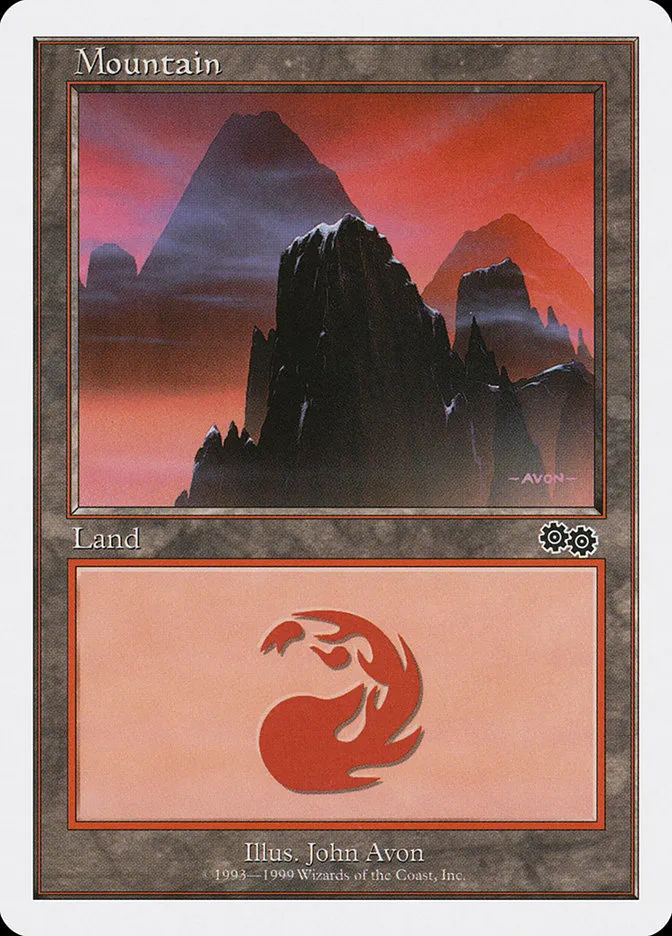 1999 Battle Royale Box Set Mountain common #122 common card image