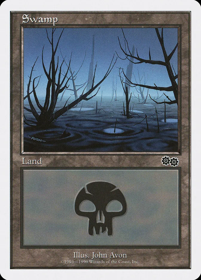 1999 Battle Royale Box Set Swamp #134 common card image