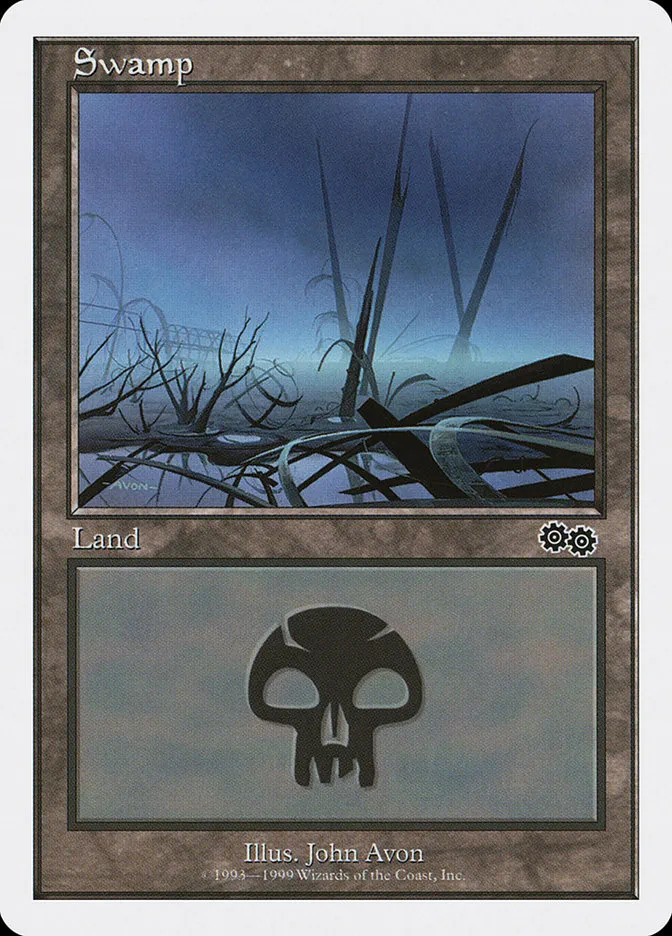 1999 Battle Royale Box Set Swamp #135 common card image