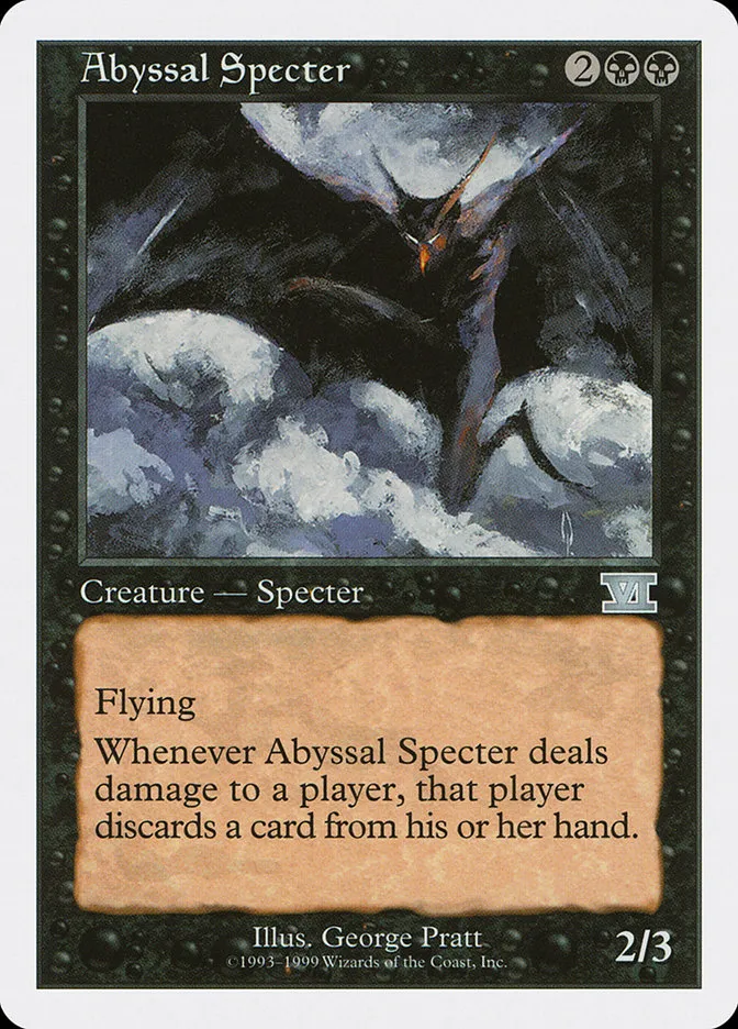 1999 Battle Royale Box Set Abyssal Specter uncommon #1 uncommon card image
