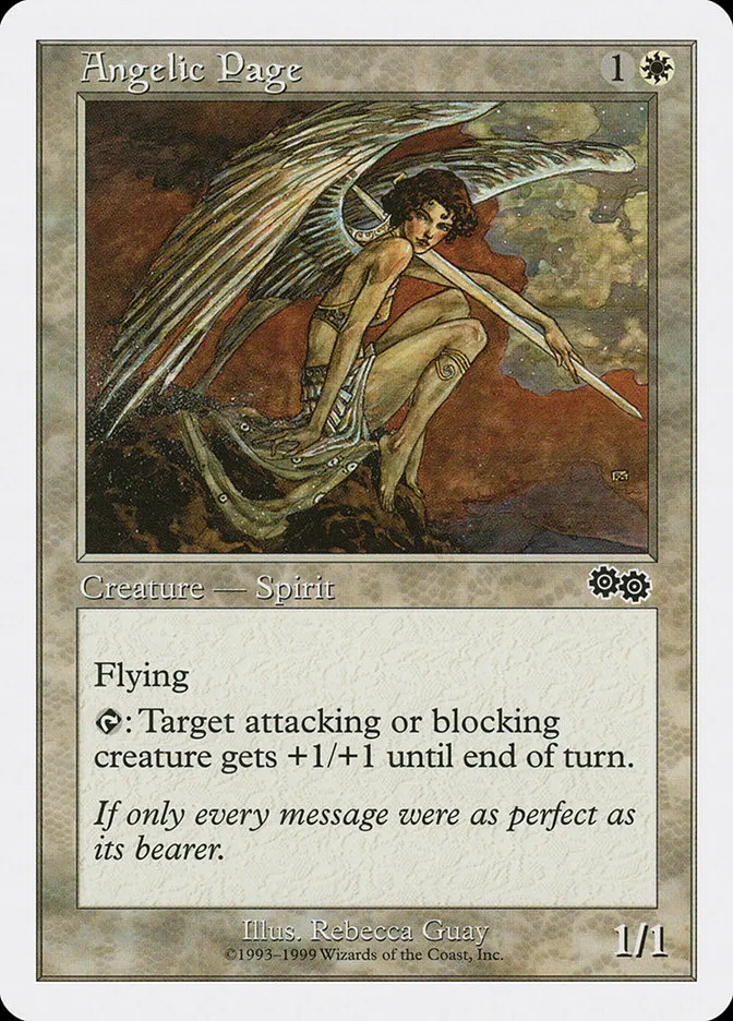 1999 Battle Royale Box Set Angelic Page common #4 common card image