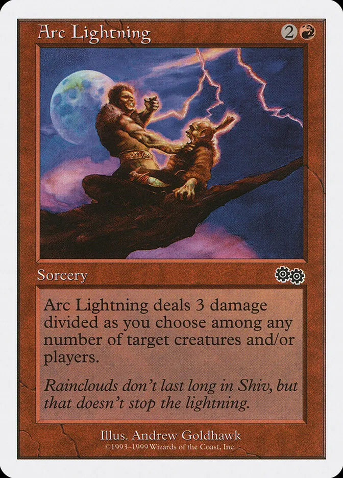 1999 Battle Royale Box Set Arc Lightning common #5 common card image