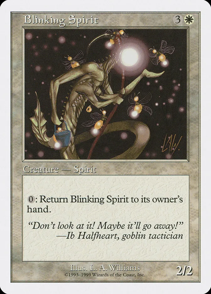 1999 Battle Royale Box Set Blinking Spirit rare #9 rare card image