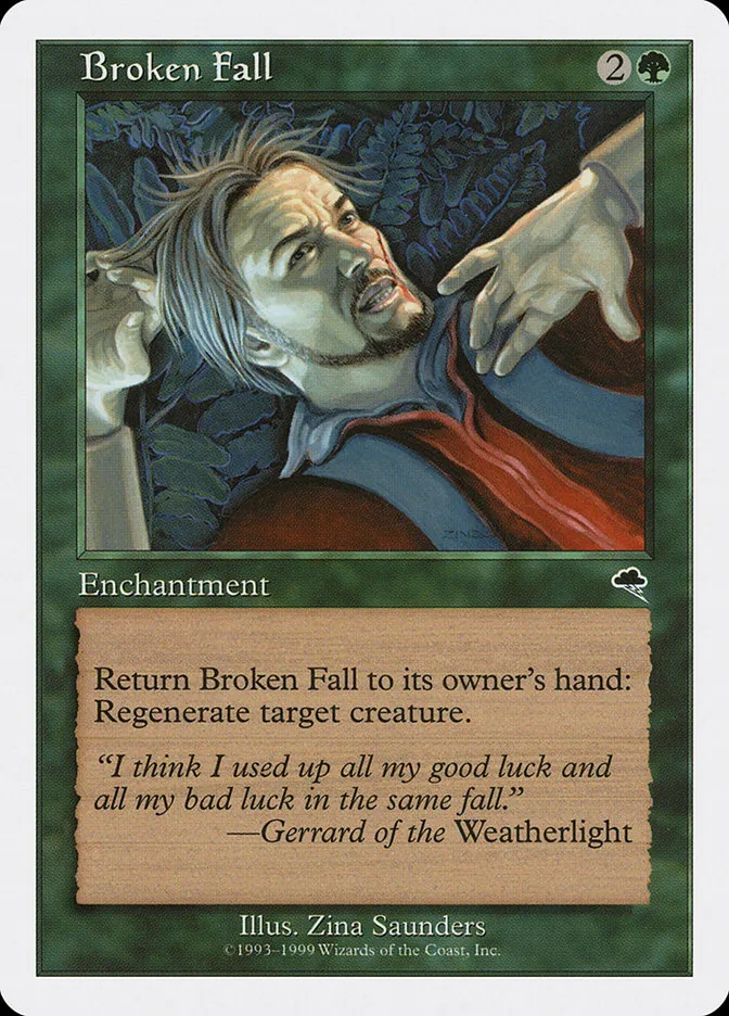 1999 Battle Royale Box Set Broken Fall common #10 common card image