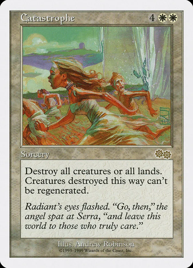 1999 Battle Royale Box Set Catastrophe rare #12 rare card image