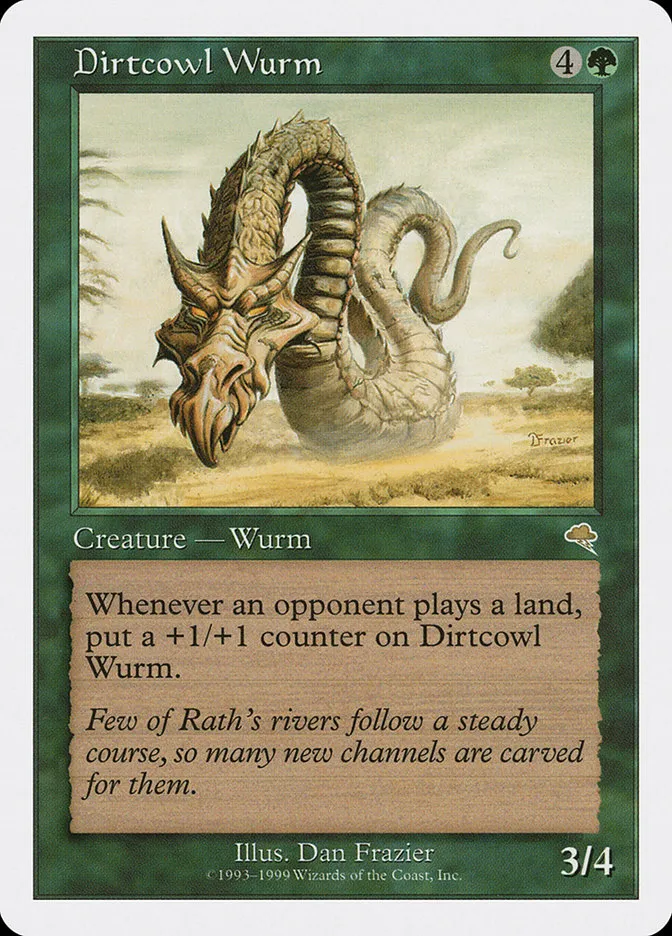 1999 Battle Royale Box Set Dirtcowl Wurm rare #19 rare card image
