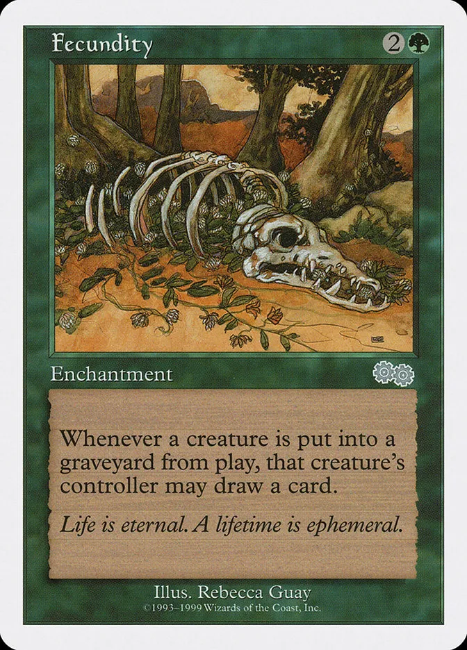 1999 Battle Royale Box Set Fecundity uncommon #25 uncommon card image