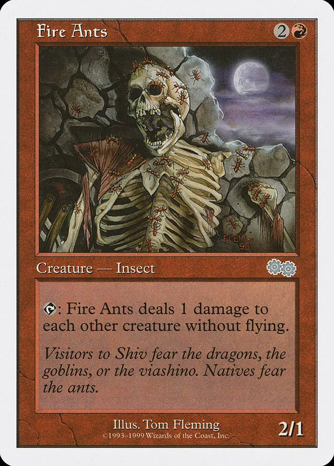 1999 Battle Royale Box Set Fire Ants uncommon #27 uncommon card image
