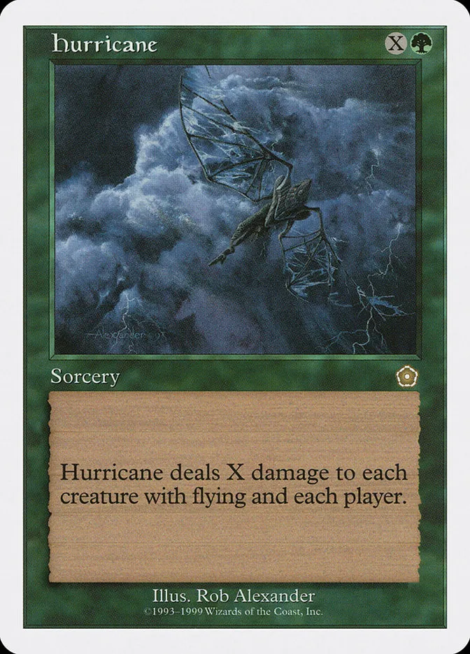 1999 Battle Royale Box Set Hurricane uncommon #33 uncommon card image