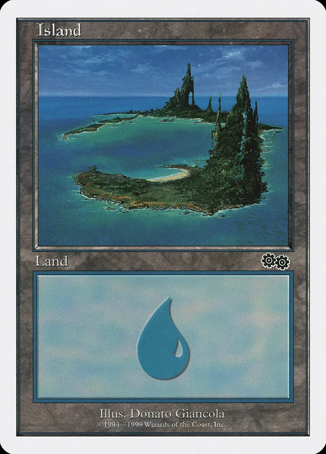 1999 Battle Royale Box Set Island common #110 common card image