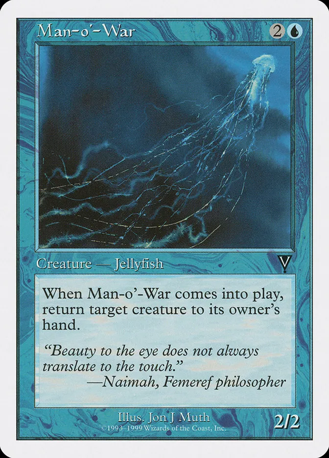 1999 Battle Royale Box Set Man-o'-War common #40 common card image