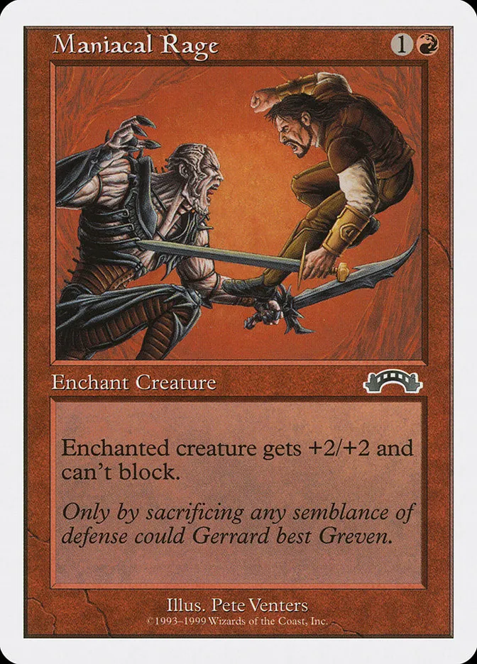 1999 Battle Royale Box Set Maniacal Rage common #42 common card image