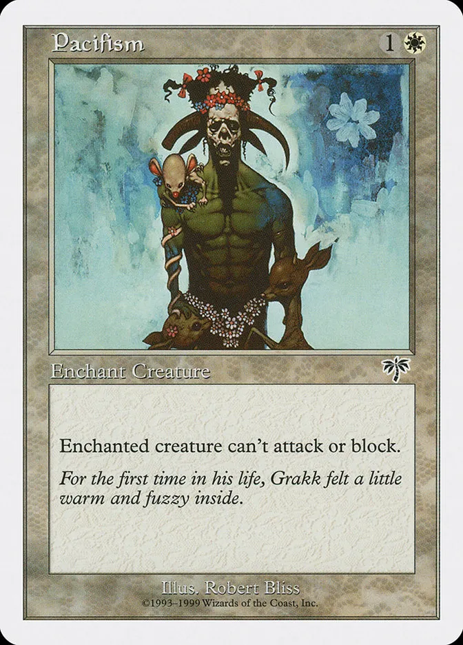 1999 Battle Royale Box Set Pacifism common #48 common card image