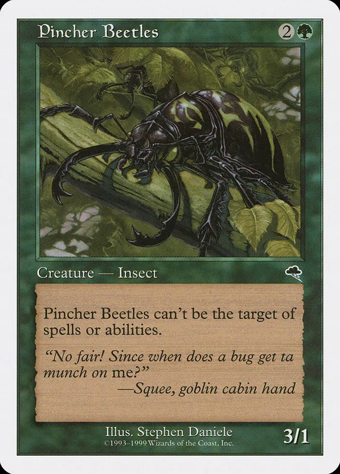 1999 Battle Royale Box Set Pincher Beetles common #51 common card image