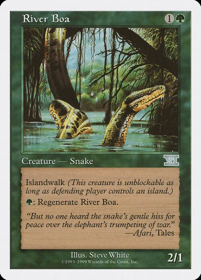 1999 Battle Royale Box Set River Boa uncommon #59 uncommon card image