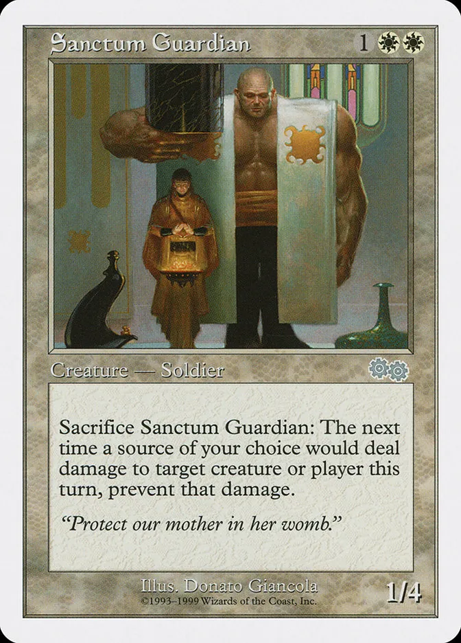 1999 Battle Royale Box Set Sanctum Guardian uncommon #63 uncommon card image
