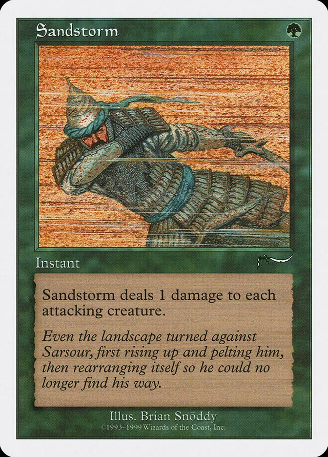 1999 Battle Royale Box Set Sandstorm common #64 common card image