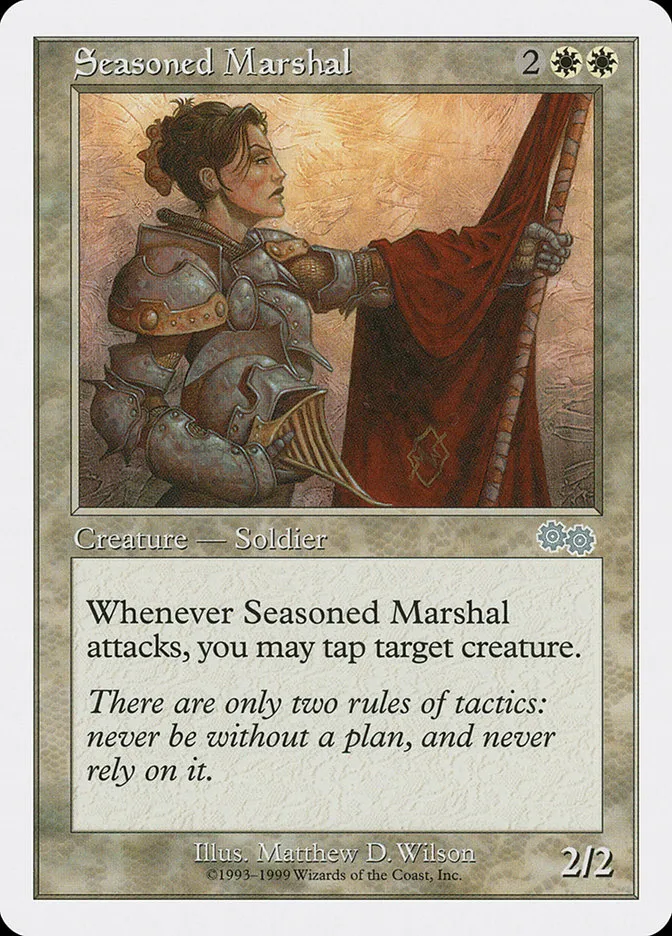 1999 Battle Royale Box Set Seasoned Marshal #67 uncommon card image