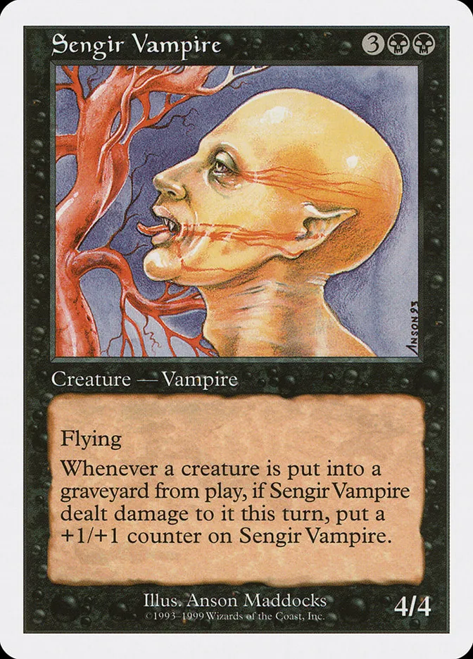 1999 Battle Royale Box Set Sengir Vampire uncommon #69 uncommon card image