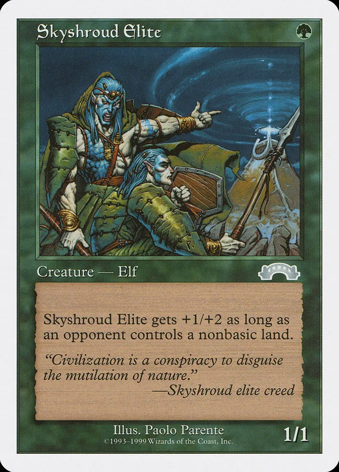 1999 Battle Royale Box Set Skyshroud Elite uncommon #72 uncommon card image