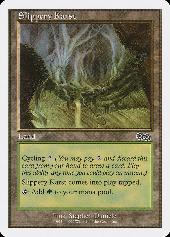 1999 Battle Royale Box Set Slippery Karst common #73 common card image