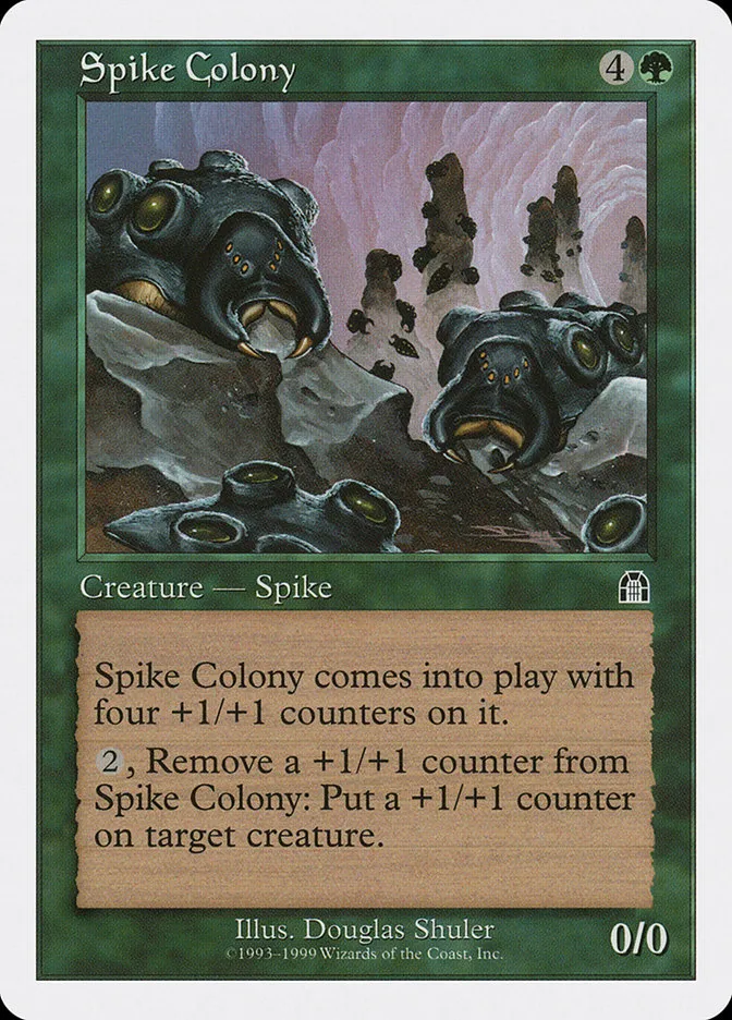 1999 Battle Royale Box Set Spike Colony common #77 common card image