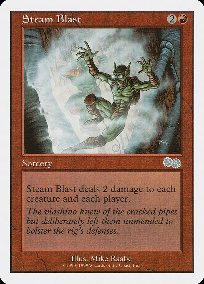 1999 Battle Royale Box Set Steam Blast uncommon #81 uncommon card image